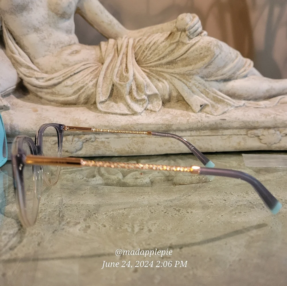 Tiffany & Co TF 2206 Cat Eye Perscription Frames Only Rubedo Ombre Luxury #104
